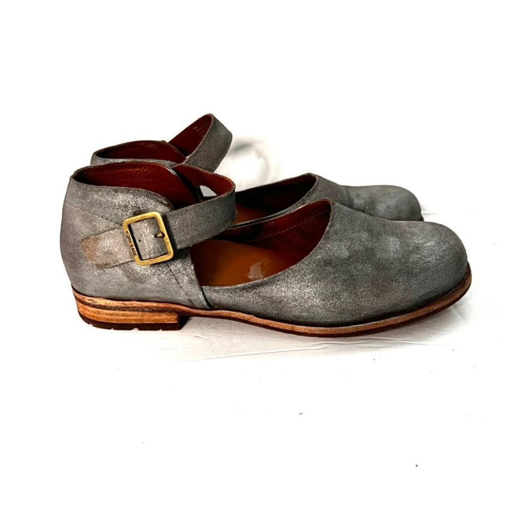 Kork-Ease Bellota Grey metallic Mary Jane Shoes - Picture 3 of 8